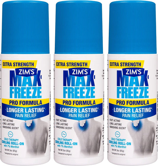 Zim's Max-Freeze Pro Formula Roll-on, 3Count