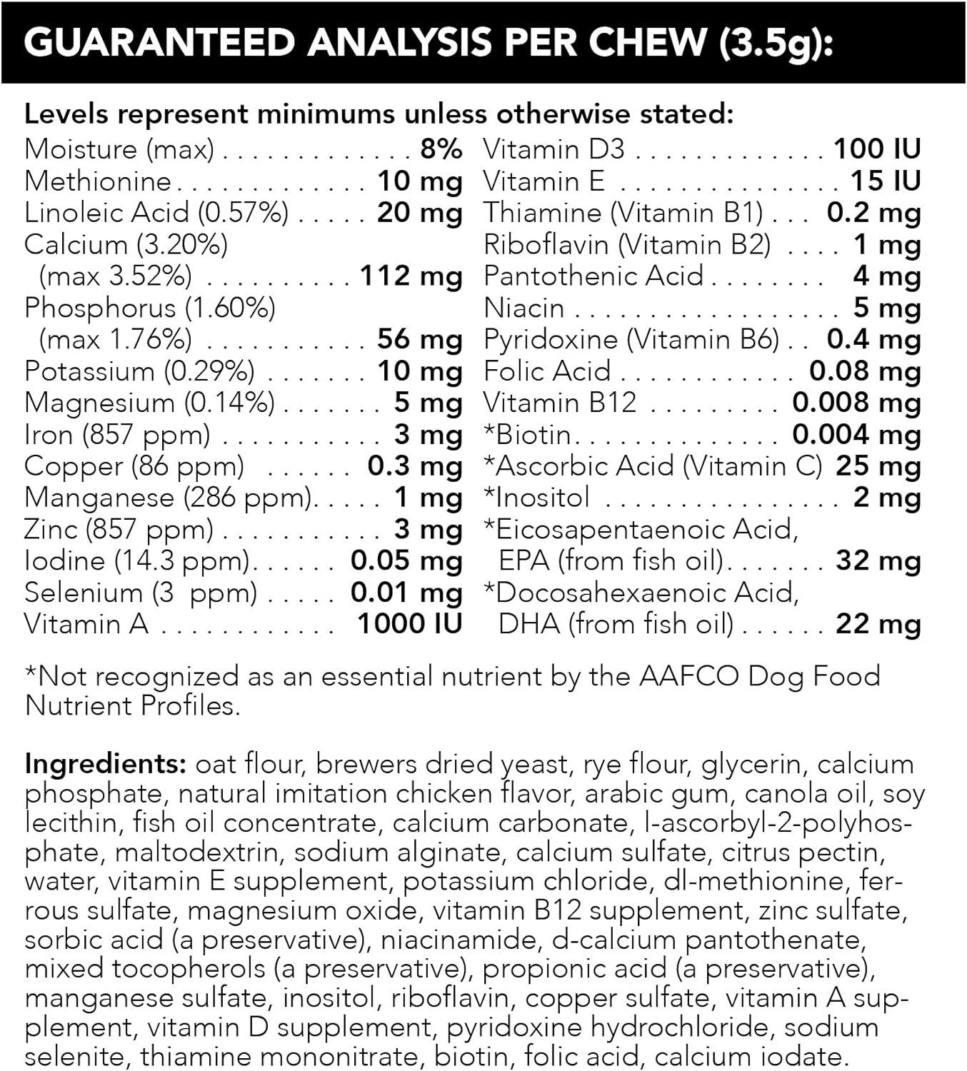 VETRISCIENCE Canine Plus MultiVitamin for Dogs - 30 Chews