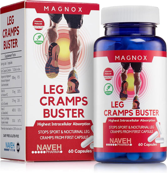 MAGNOX Leg Cramps Buster Magnesium Supplement for Muscle Cramps -60 Caps