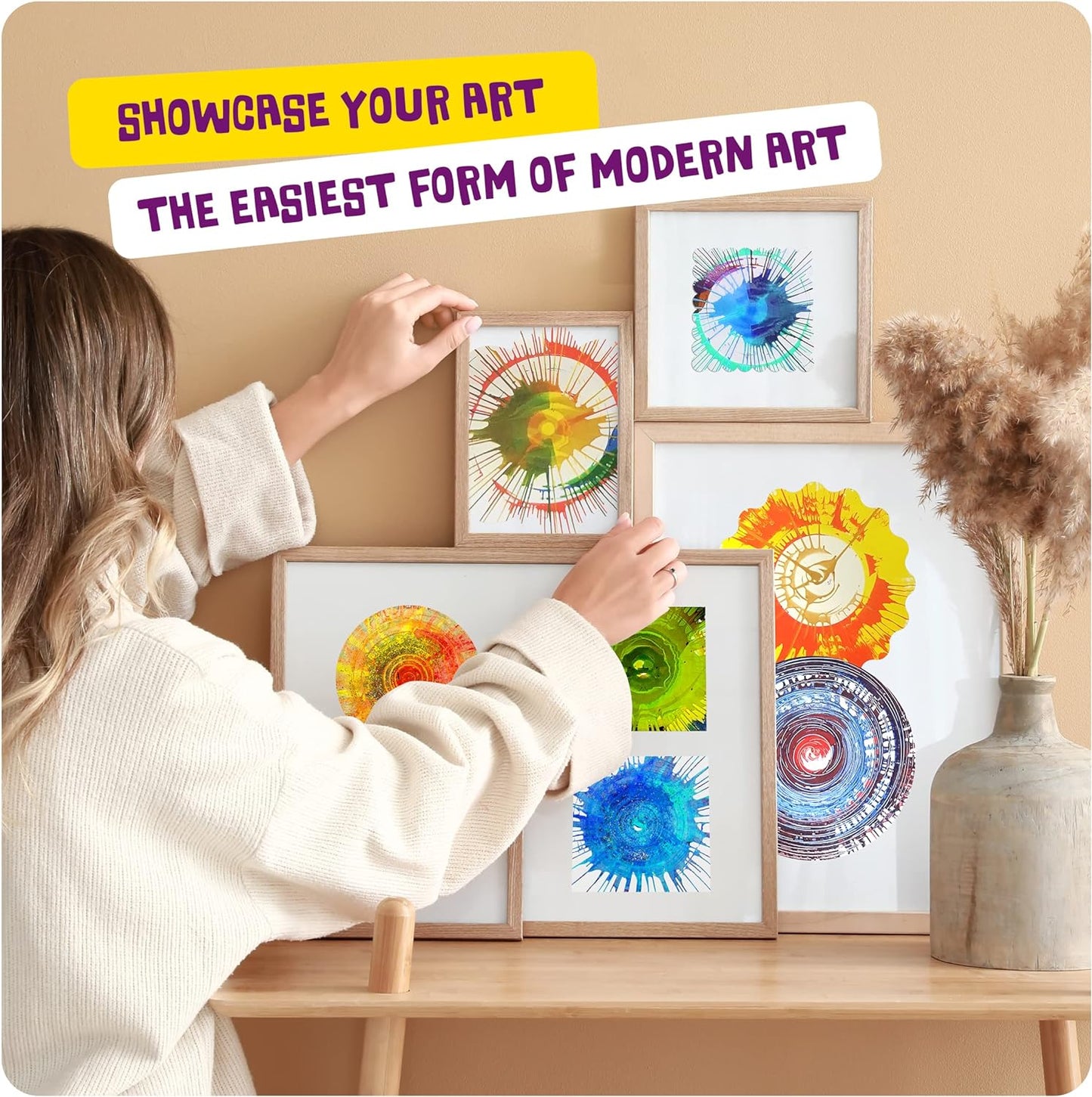 Dan&Darci Paint Spin Art Machine Kit for Kids