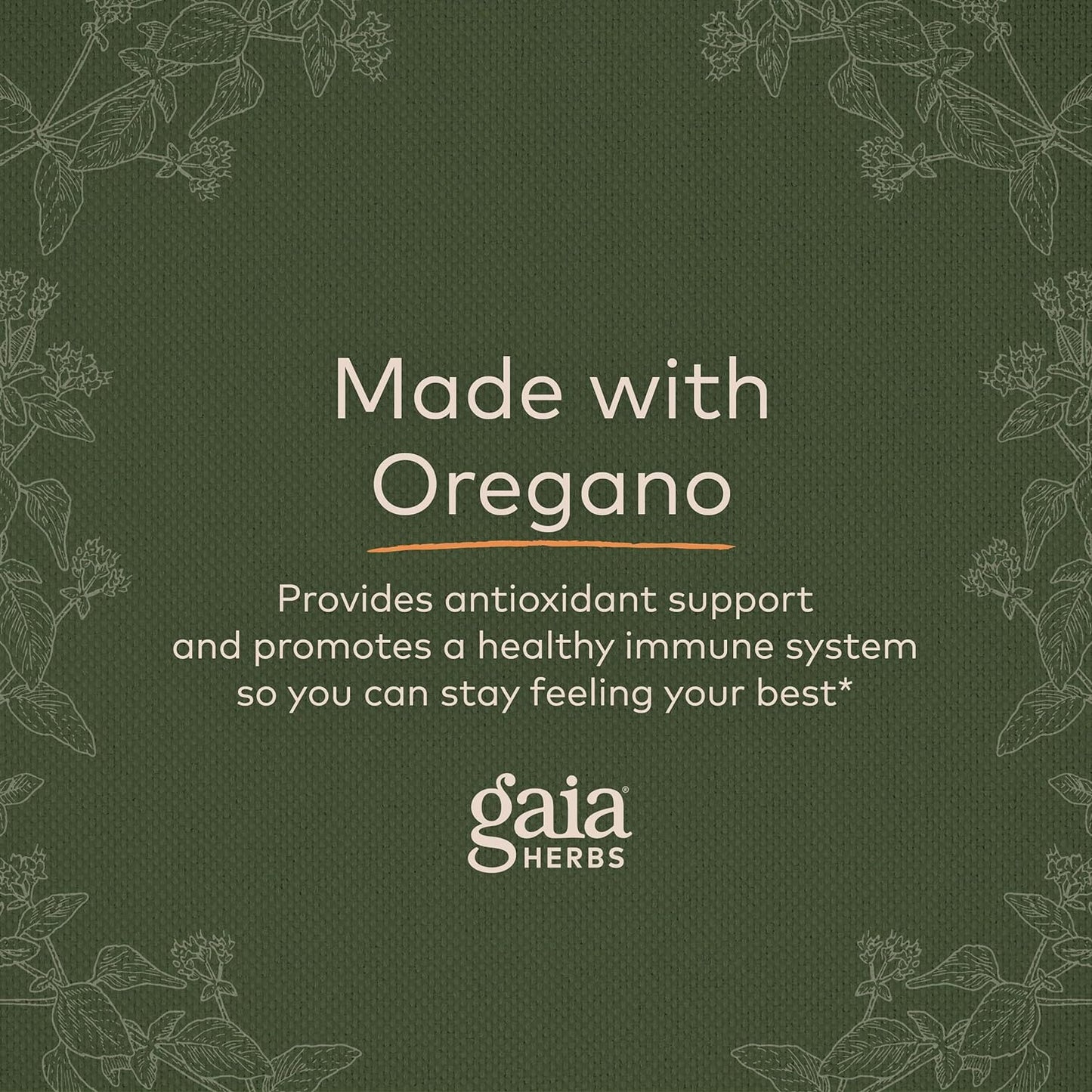 Gaia Herbs Oil of Oregano - Immune and Antioxidant Support 60 count