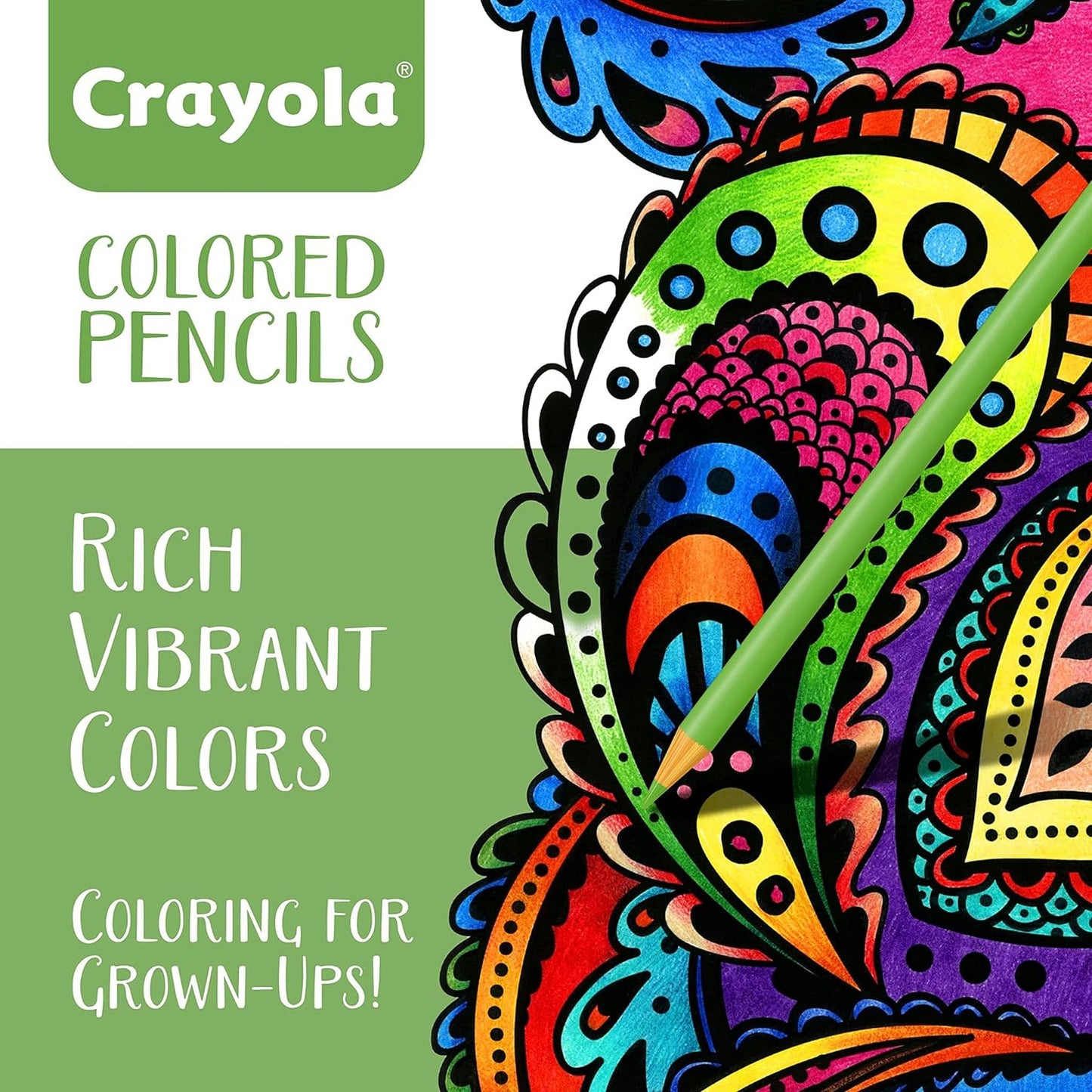 Crayola Colored Pencils For Adults (50 Count),