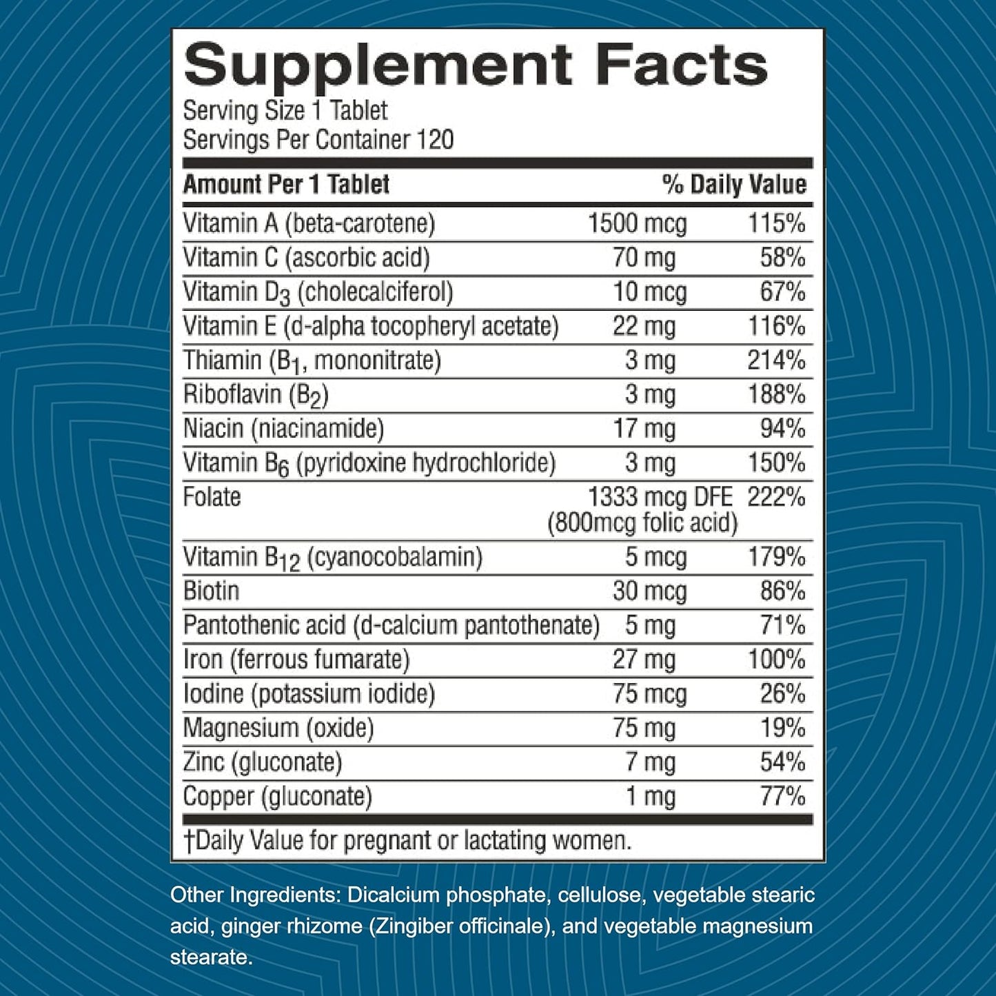 Nature's Sunshine Prenatal, 120 Tablets