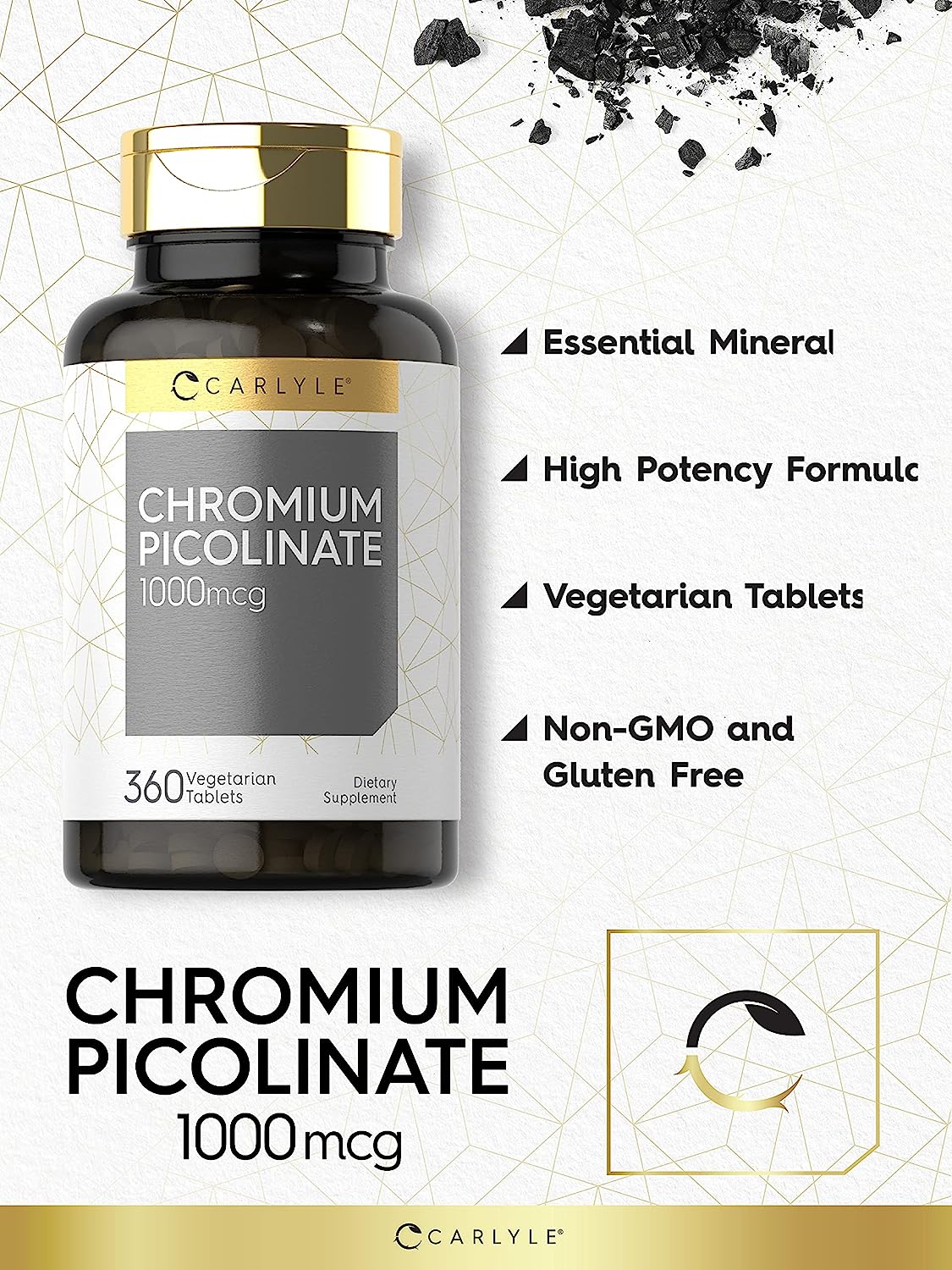 Ultra Chromium Picolinate 1000mcg 360 Tablets