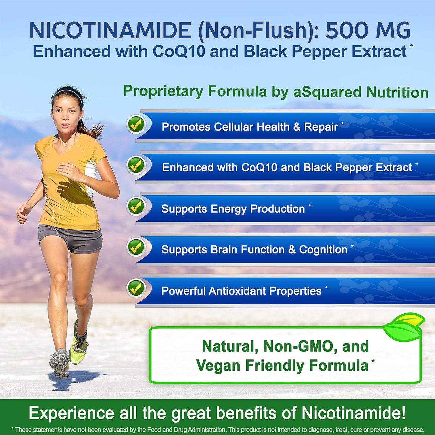 Nicotinamide with CoQ10 (120 Capsules)