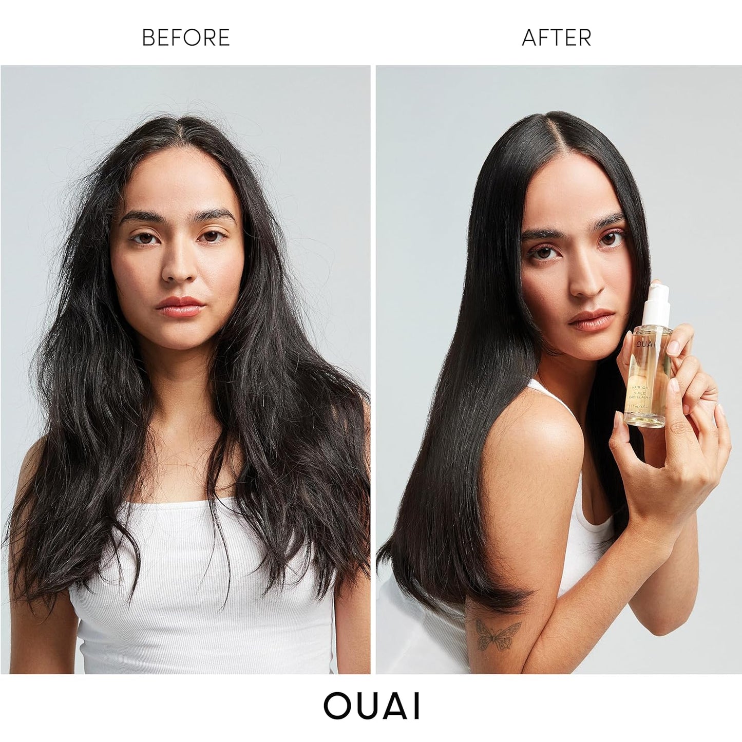 OUAI Hair Oil - Hair Heat Protectant Oil for Frizz Control - Adds Hair Shine