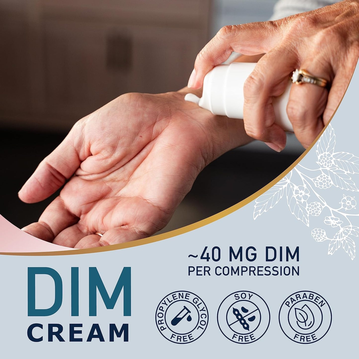 DIM Cream Supplement | Diindolylmethane Hormone Balancing Cream for Women 3 OZ