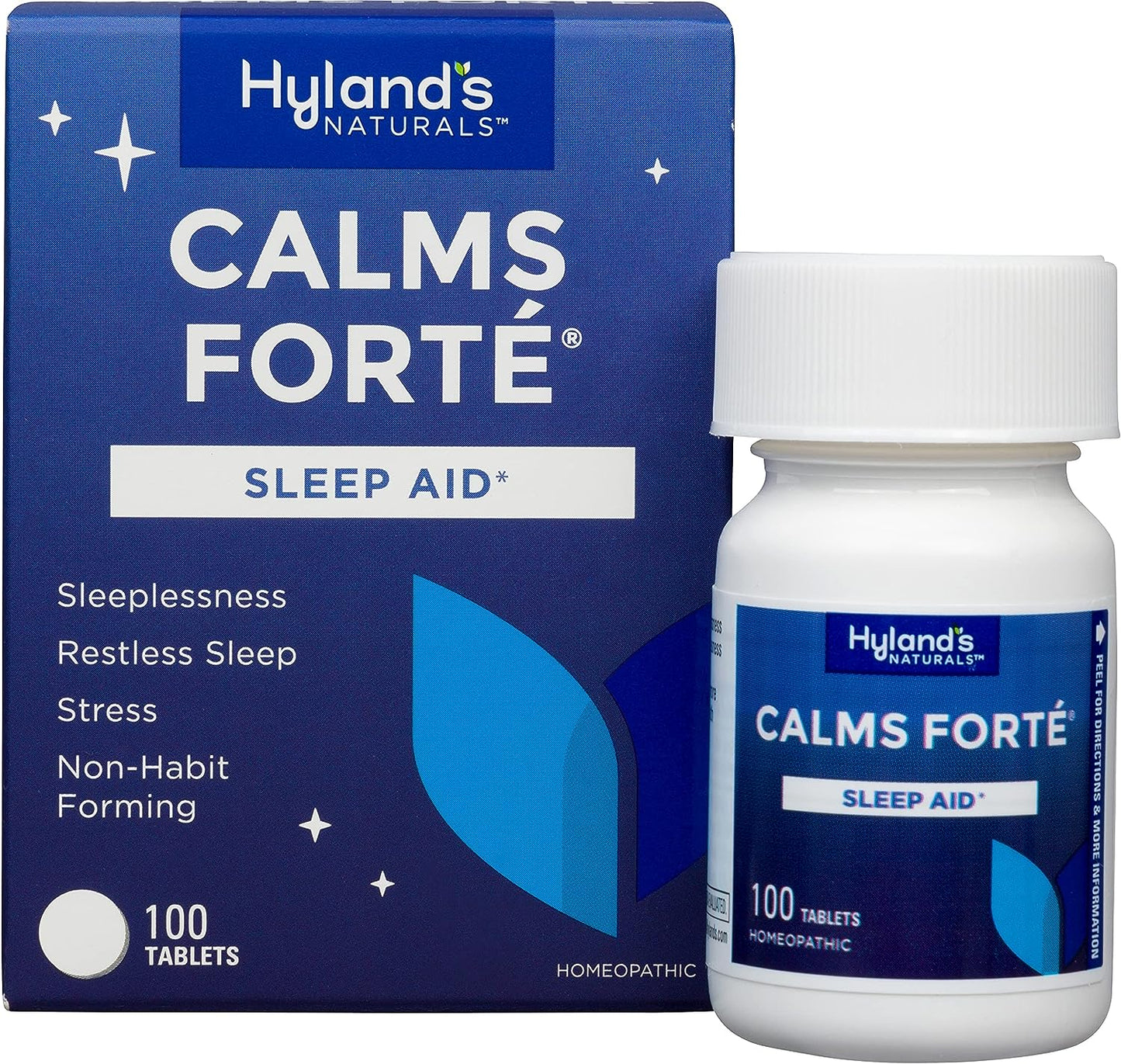 Hyland's Naturals Calms Forte Tablets, Natural Relief of Nervous Tension