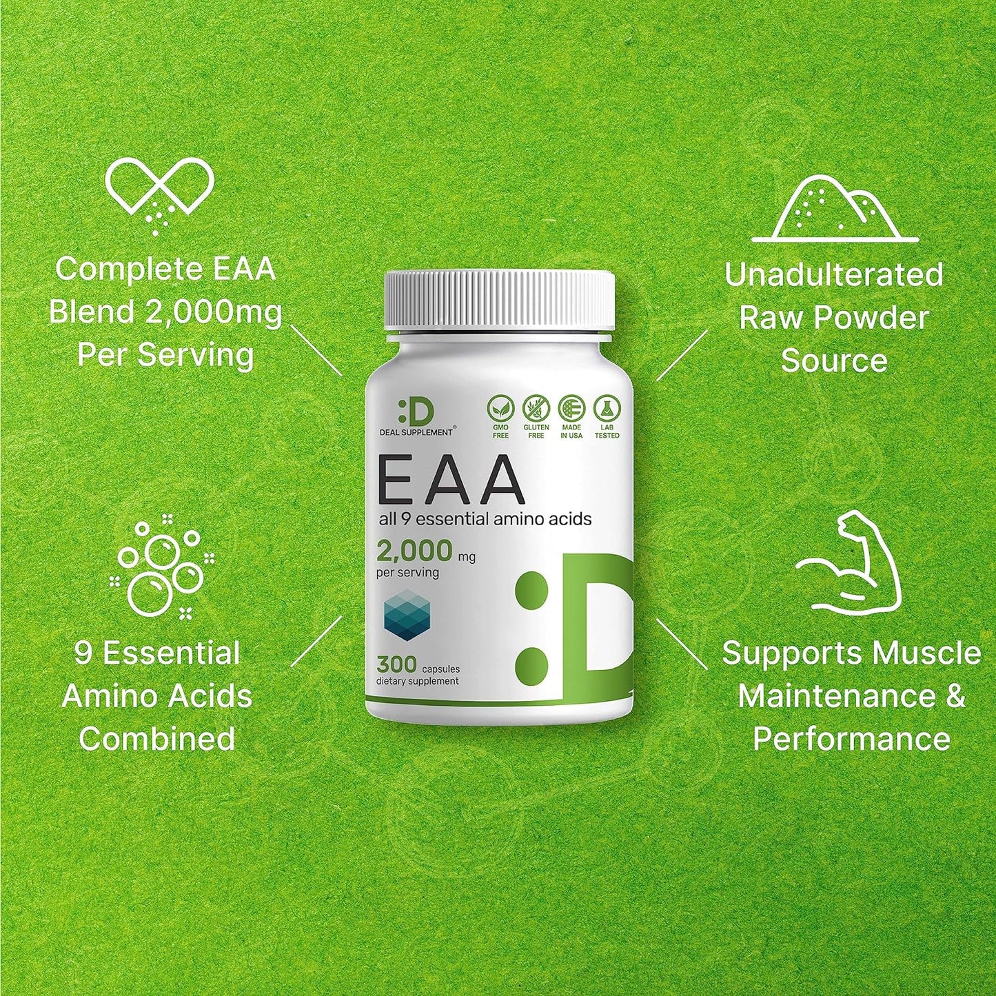 Essential Amino Acids 300 Capsules