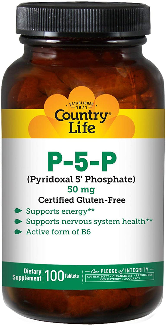 Country Life,(P-5-P),50 mg,100 Tablets