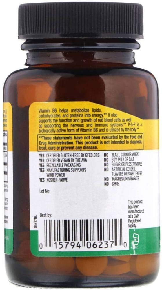 Country Life,(P-5-P),50 mg,100 Tablets