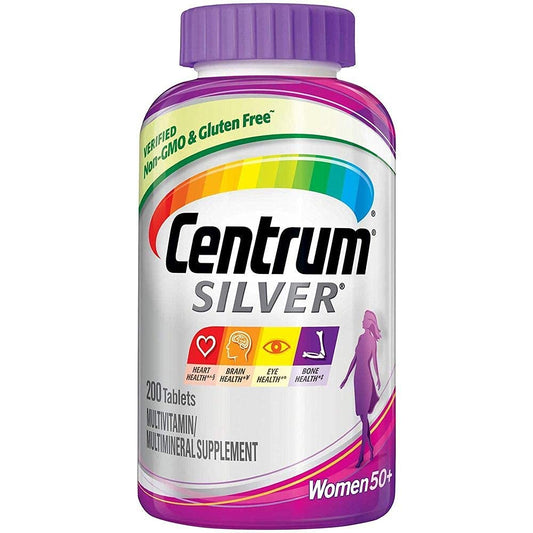 Centrum Silver Women 50+ Multivitamin/Multimineral Supplement Tablets, 200