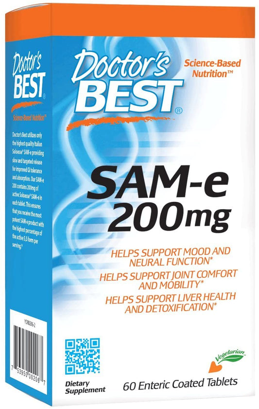 Doctor's Best Sam-e 200 mg, 60-Count