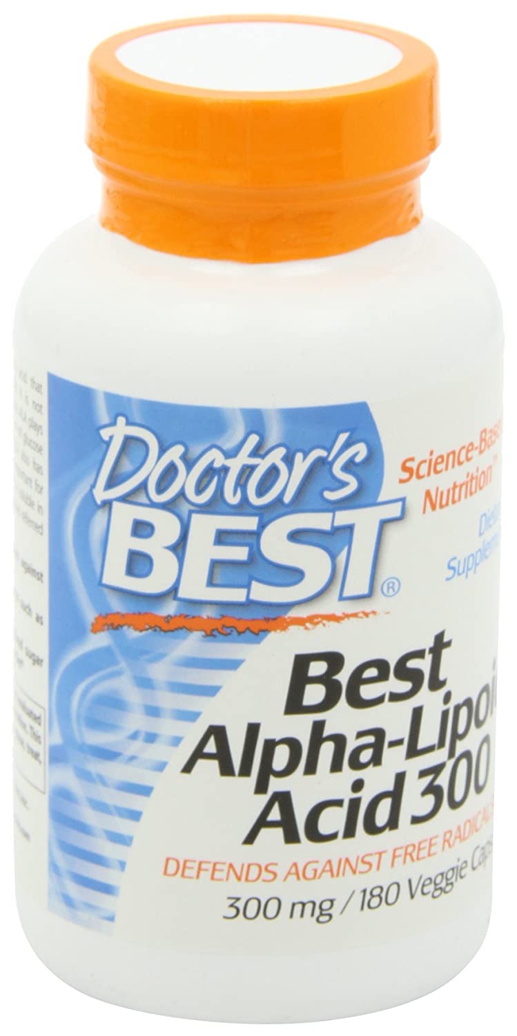 Doctor's Best, Best Alpha-Lipoic Acid, 300 mg, 180 Veggie Caps