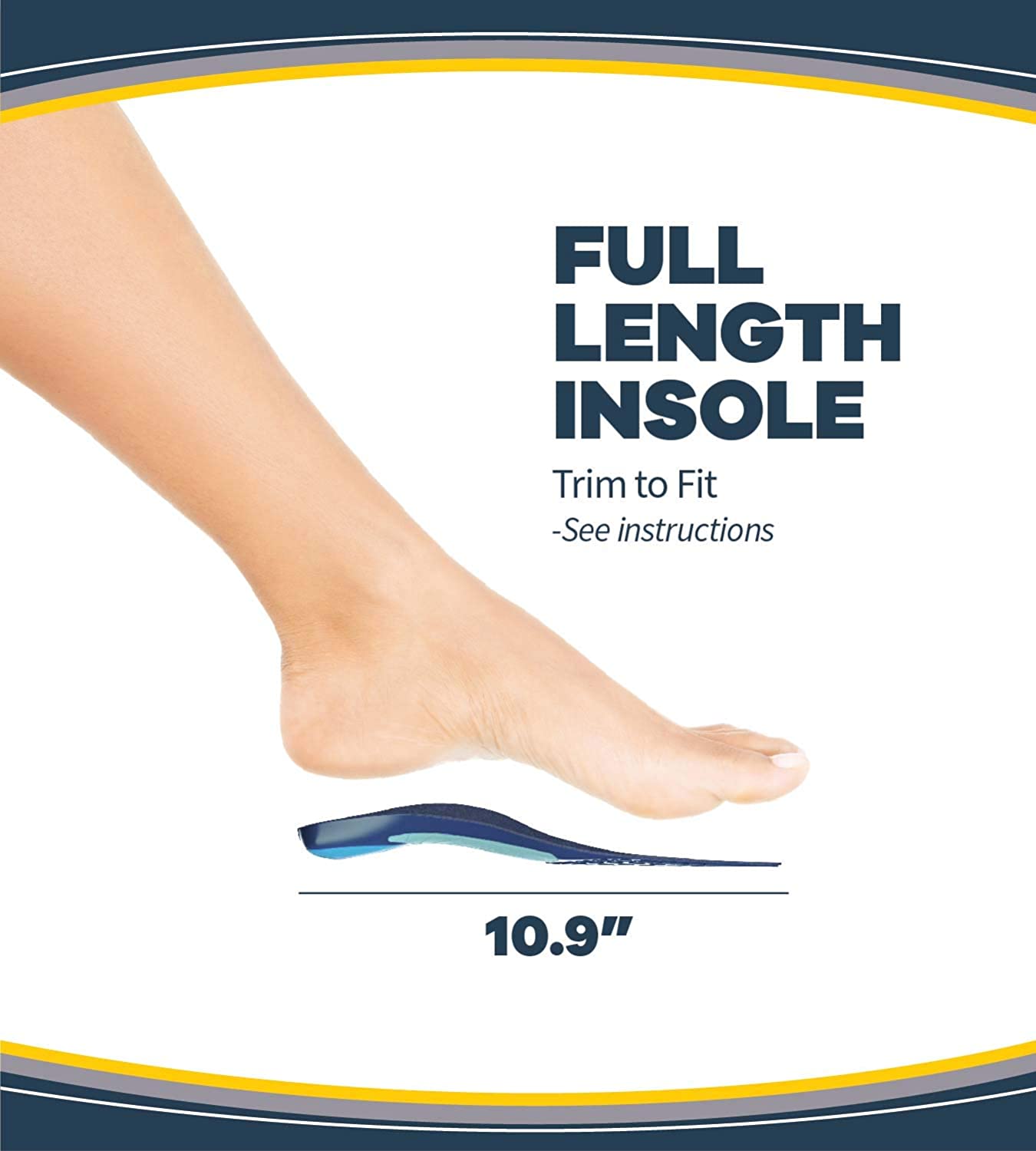 Dr. Scholl’s Plantar Fasciitis Pain Relief Orthotics /Clinically Proven Relief and Prevention of Plantar Fasciitis Pain for Women's 6-10