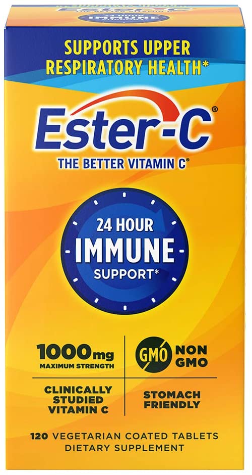 Ester-C Vitamin C, 1,000 mg, 120 Coated Tablets