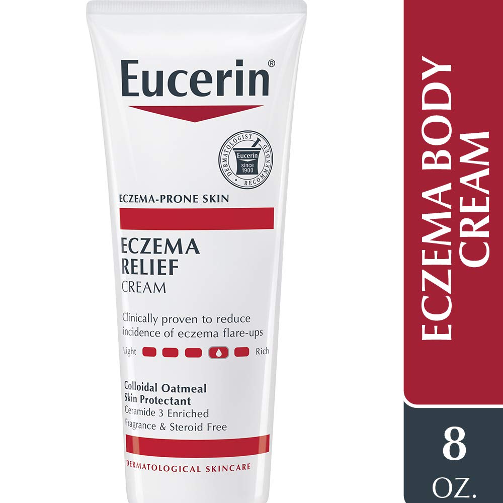 Eucerin Body Cream for Relieves Dry, Itchy, Irritated Skin of Eczema (Dry Skin) 8.0 Ounce