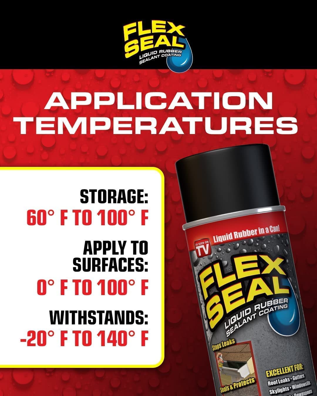 Flex Seal Spray Rubber Sealant Coating, 14-oz, Clear