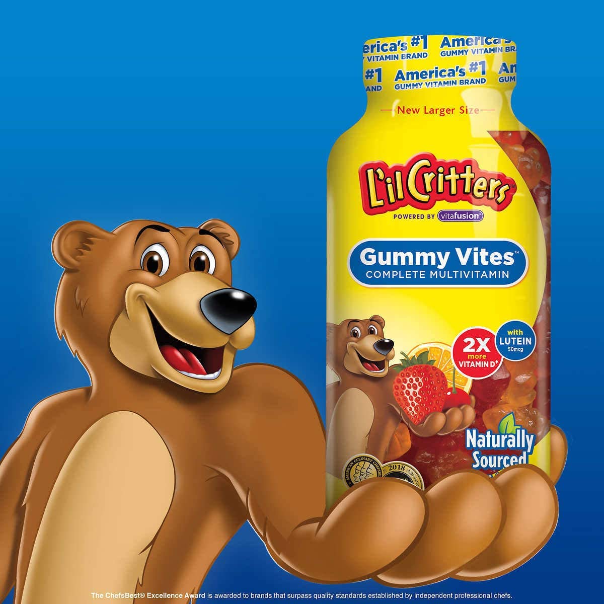 Lil Critters Gummy Vites Multi Vitamin & Mineral Formula, 300 Gummies