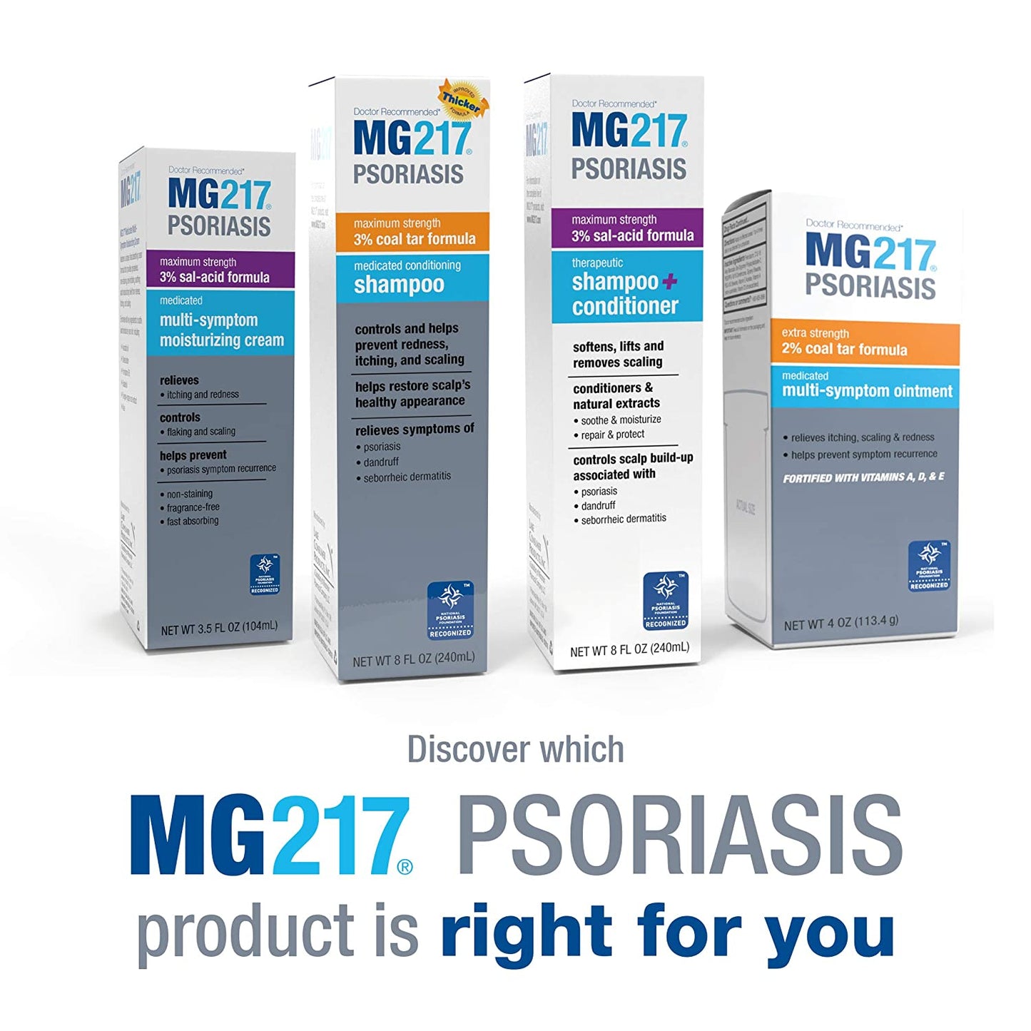 Mg217 Psoriasis Medicated Multi-Symptom Ointment, 4 Oz