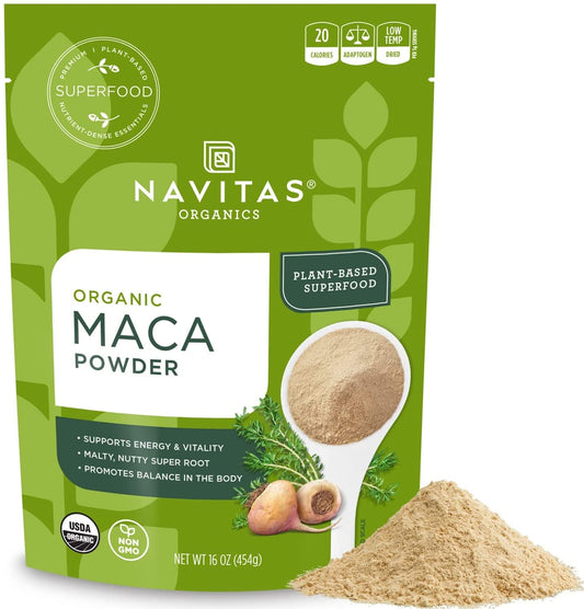 Navitas Organics, Organic, Maca Powder, 16 oz (454 g)