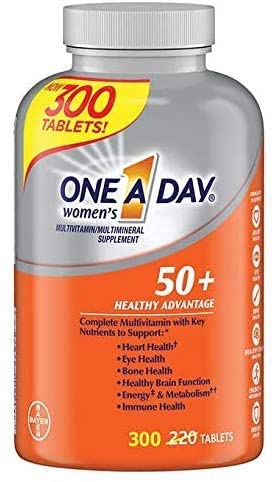 One A Day Women's 50+ Healthy Advantage Multivitamin 300 Tablets