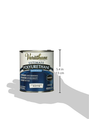 Rust-Oleum 26274 Varathane Soft Touch Crystal Clear Polyurethane Wood Varnish/Finish (Water-based | Matte Clear | 946 ML)