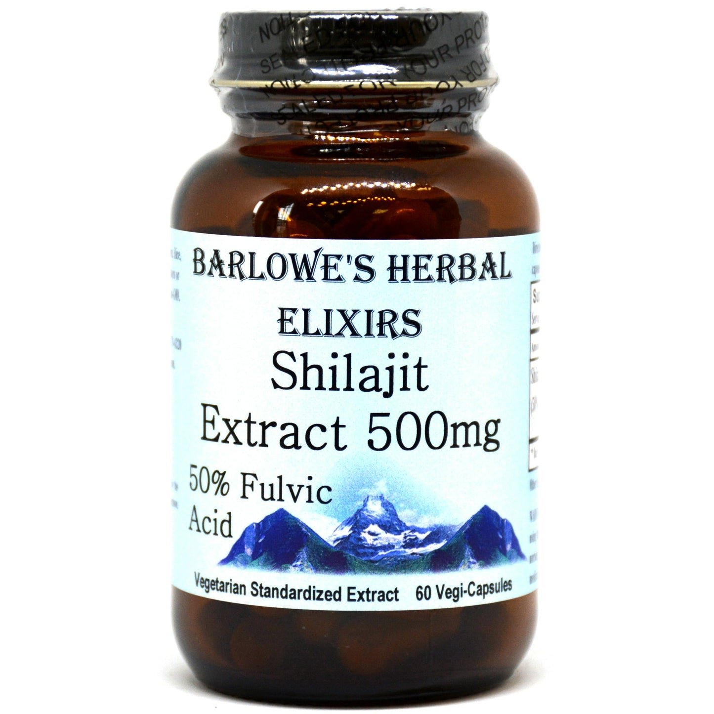 Shilajit Extract - 50% Fulvic Acid - 60 500mg VegiCaps