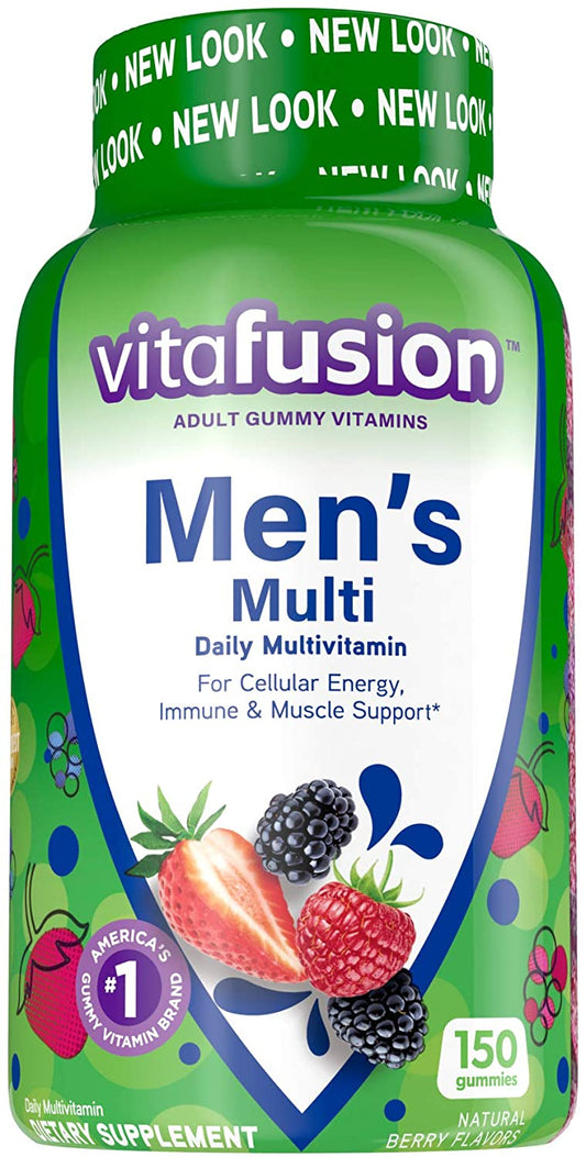 Vitafusion Multivitamin Gummy for Men, Fruit, 150 Count