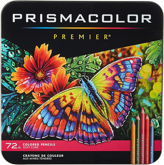 Prismacolor Premier Colored Pencils | Art Supplies for Drawing, Sketching, Adult Coloring | Soft Core Color Pencils, 72 Pack