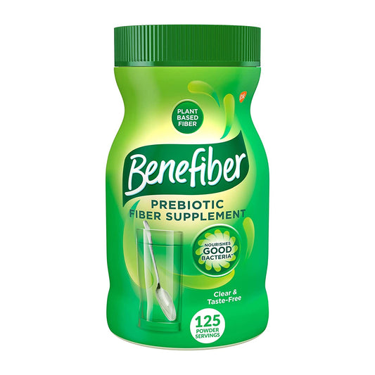 Benefiber Taste-Free, Sugar-Free Fiber Supplement Powder for Digestive Health, 125 servings (17.6 ounces)