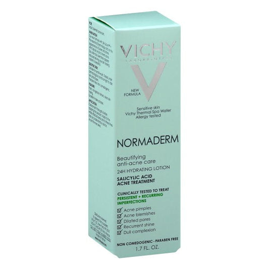 Vichy Normaderm Beautifying Salicylic Acid Acne Treatment, 1.7 Fl Oz