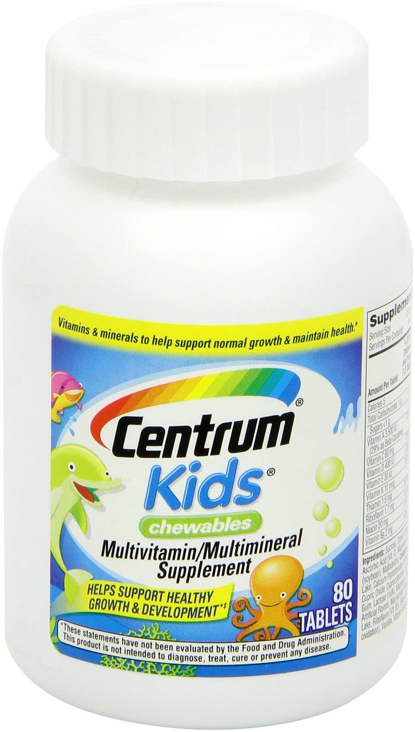 Centrum Kids Multivitamin, 80-Count