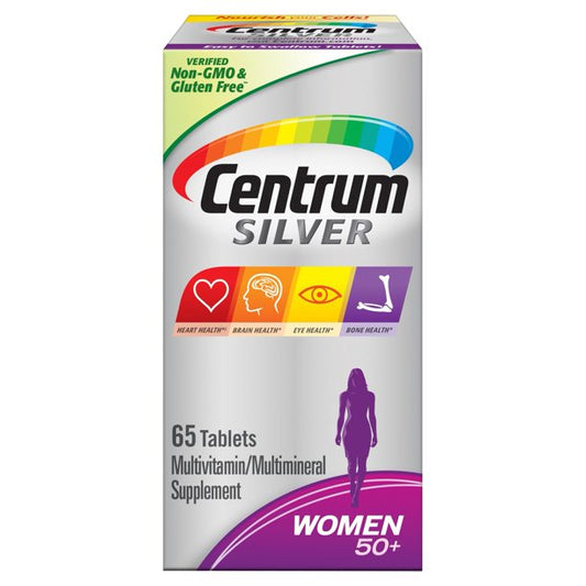 Centrum Silver Multivitamin for Women 50 Plus, Multivitamin/Multimineral Supplement - 65 Count