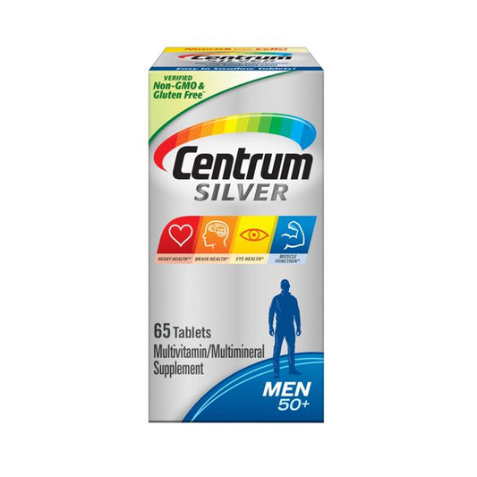 Centrum Silver Multivitamin for Men 50 Plus, Multivitamin/Multimineral Supplement - 65 Count