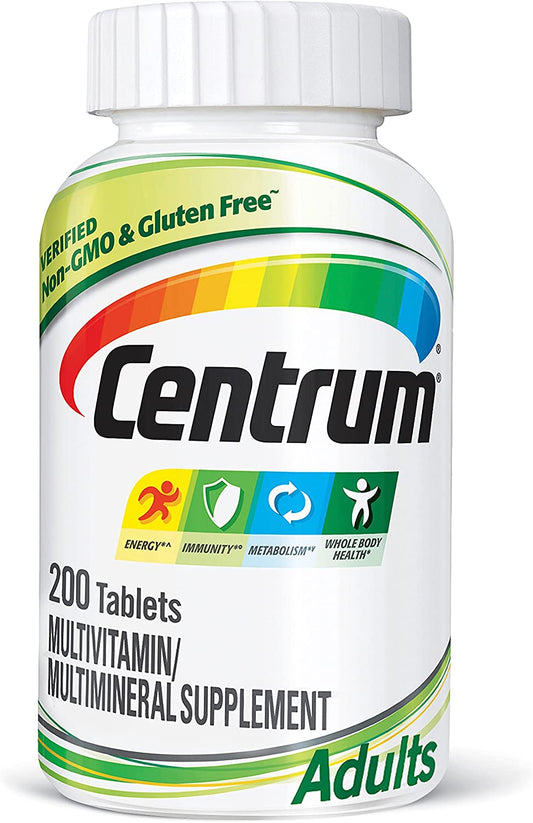 Centrum Adult Multivitamin/Multimineral Supplement with Antioxidants- 200 Count