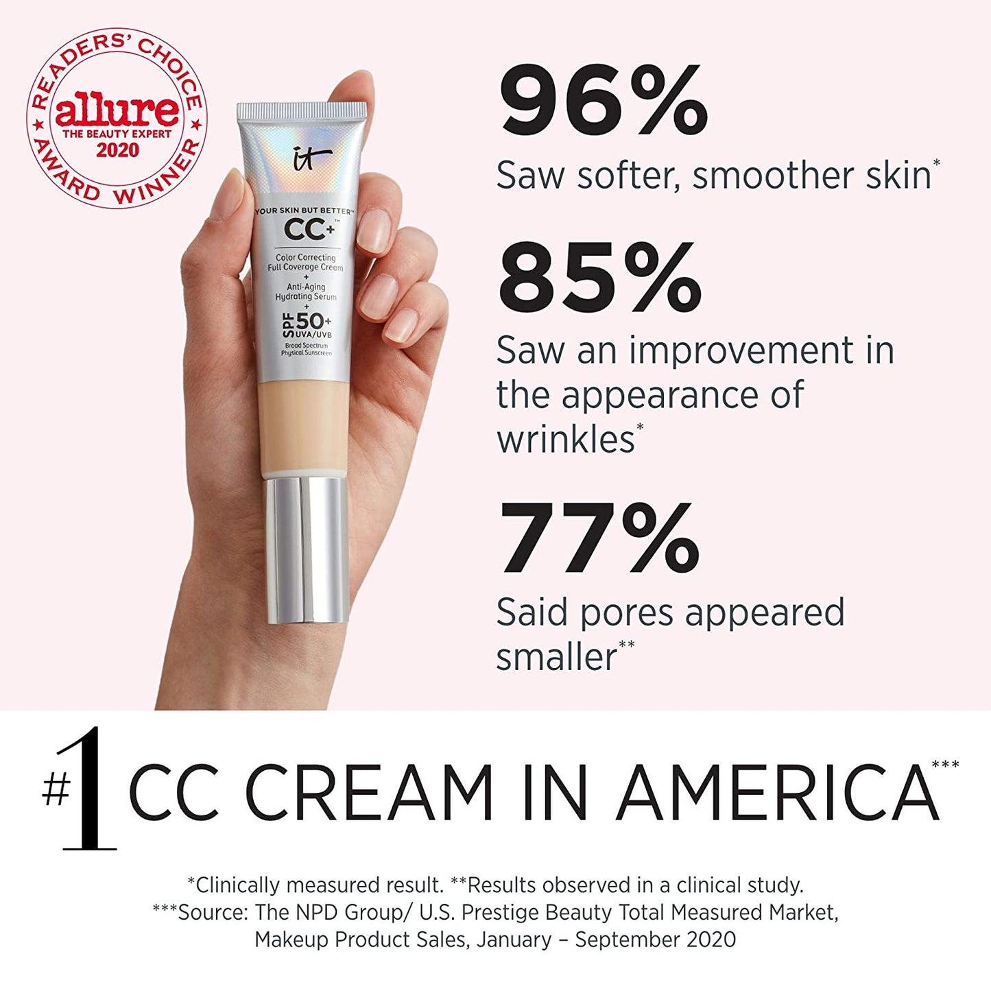 It Cosmetics Your Skin But Better CC Cream with SPF 50+ (Medium)