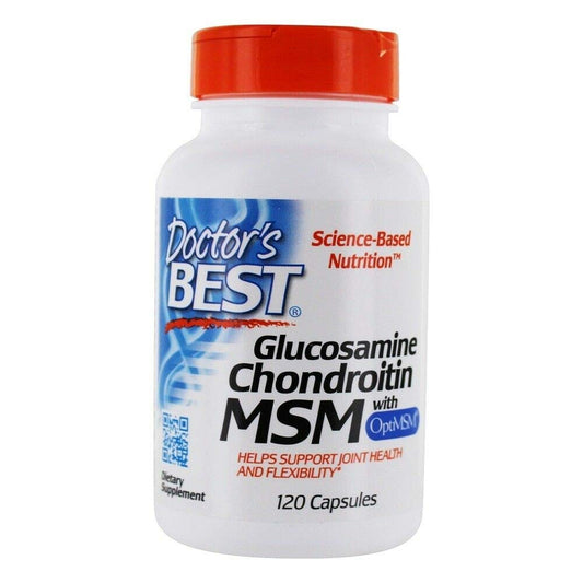 Doctor's Best - Glucosamine Chondroitin MSM - 120 Capsules