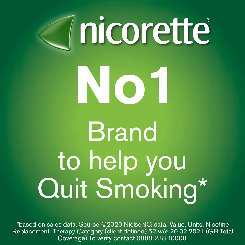 Nicorette Fruitfusion 2 mg Gum Nicotine 105-Pieces, Nicotine Gum (Quit Smoking and Stop Smoking Aid)