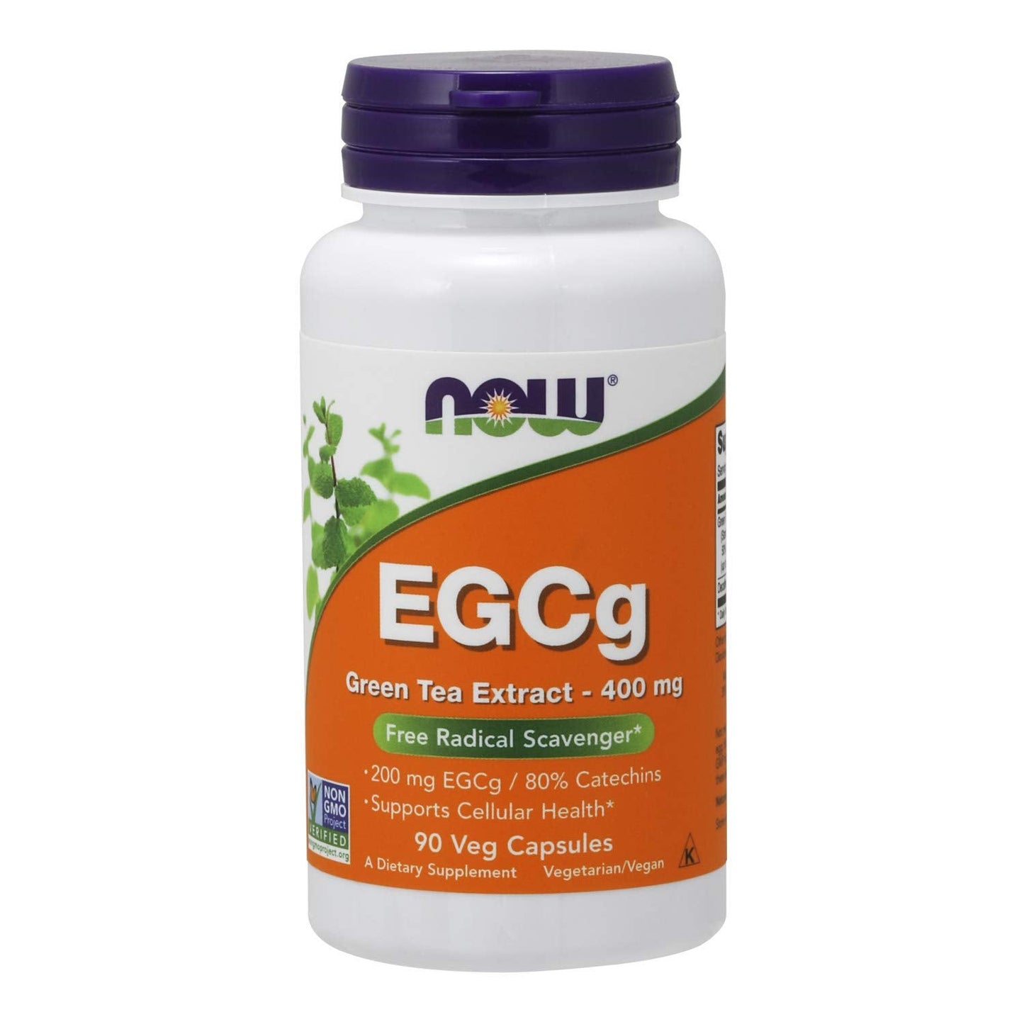 Now Foods, EGCg, Green Tea Extract, 400 mg, 90 Vcaps