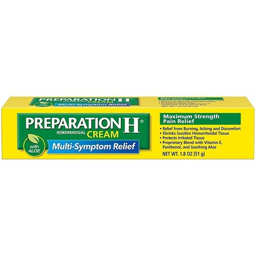 Preparation H Maximum Strength Hemorrhoidal Cream-1.8 oz