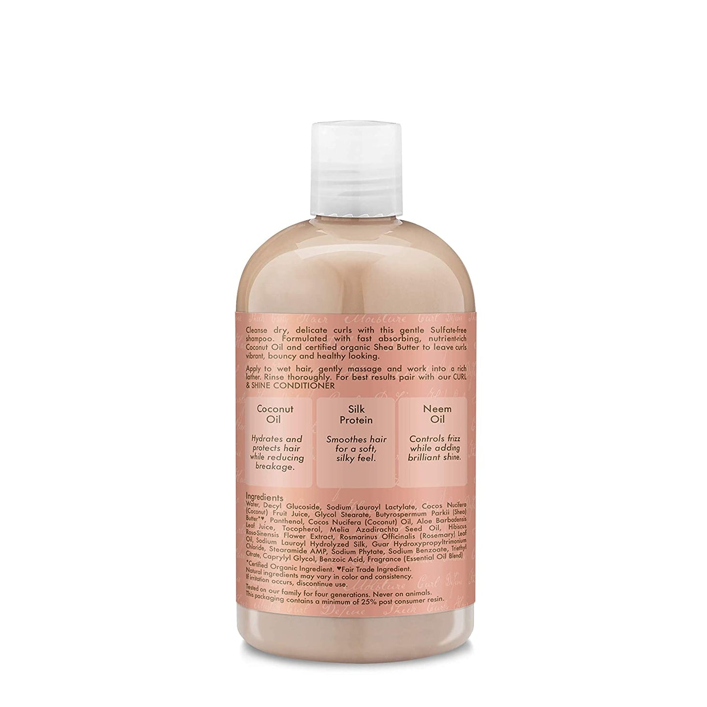 Shea Moisture Coconut and Hibiscus Combination Pack – 13 oz. Curl & Shine Shampoo, 13 oz. Curl & Shine Conditioner & 12 oz. Curl Enhancing Smoothie